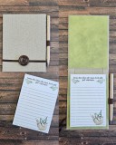 Kreativ Set 70 - Notizblock Naturleinen